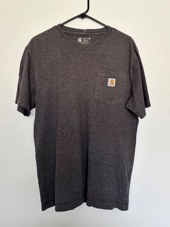 carhartt Other - Carhartt Loose Fit Pocket T-Shirt Men’s M Gray Charcoal Workwear Tee